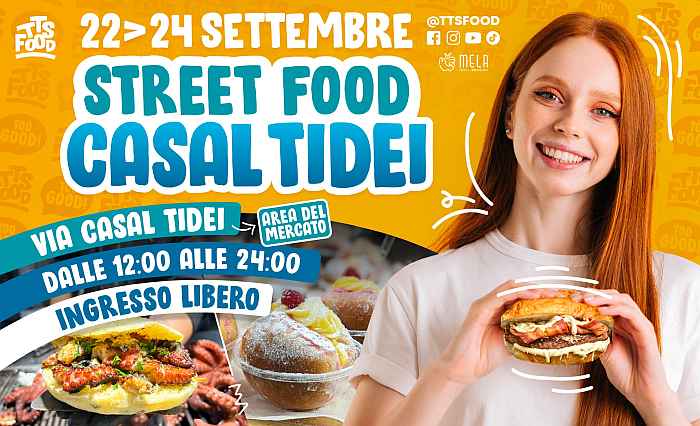 Roma
"Casal Tidei Street Food"
22-23-24 Settembre 2023