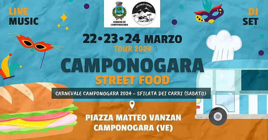 Camponogara (VE)
"Camponogara Street Food"
22-23-24 Marzo 2024