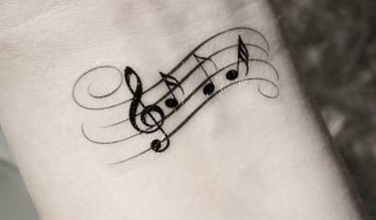 sustantivo Señal Destrucción Il tatuaggio che meglio mi rappresenta sono LE NOTE MUSICALI