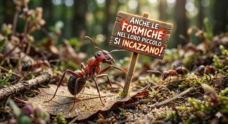 Anche le formiche nel loro piccolo si incazzano!
