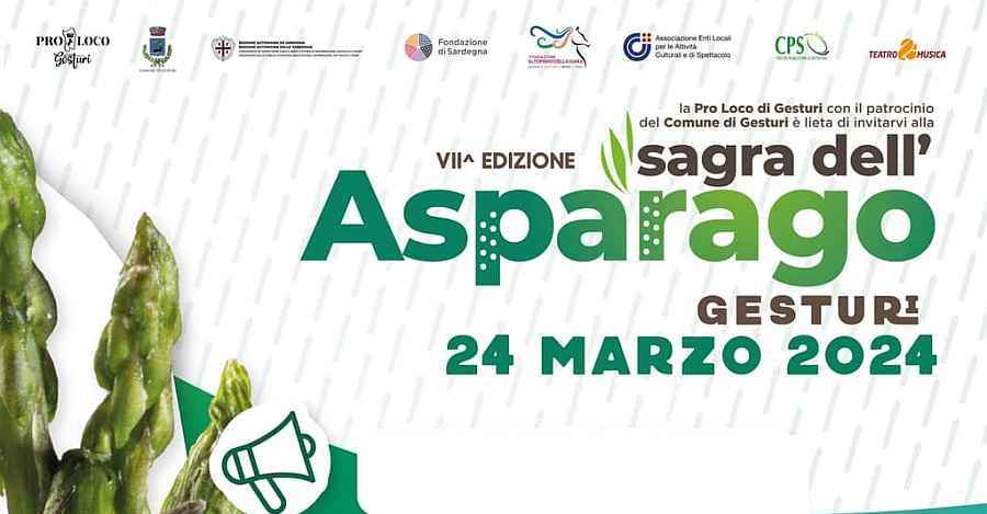 Gesturi (SU)
"7^ Sagra dell'Asparago" 
24 Marzo 2024
