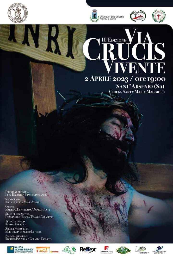 Sant'Arsenio (SA)
"Via Crucis Vivente"
2 Aprile 2023 