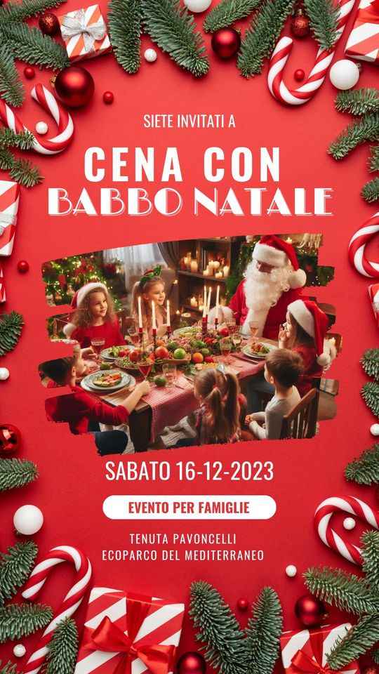 Castel Volturno (CE)
"Cena con Babbo Natale!"
16 Dicembre 2023