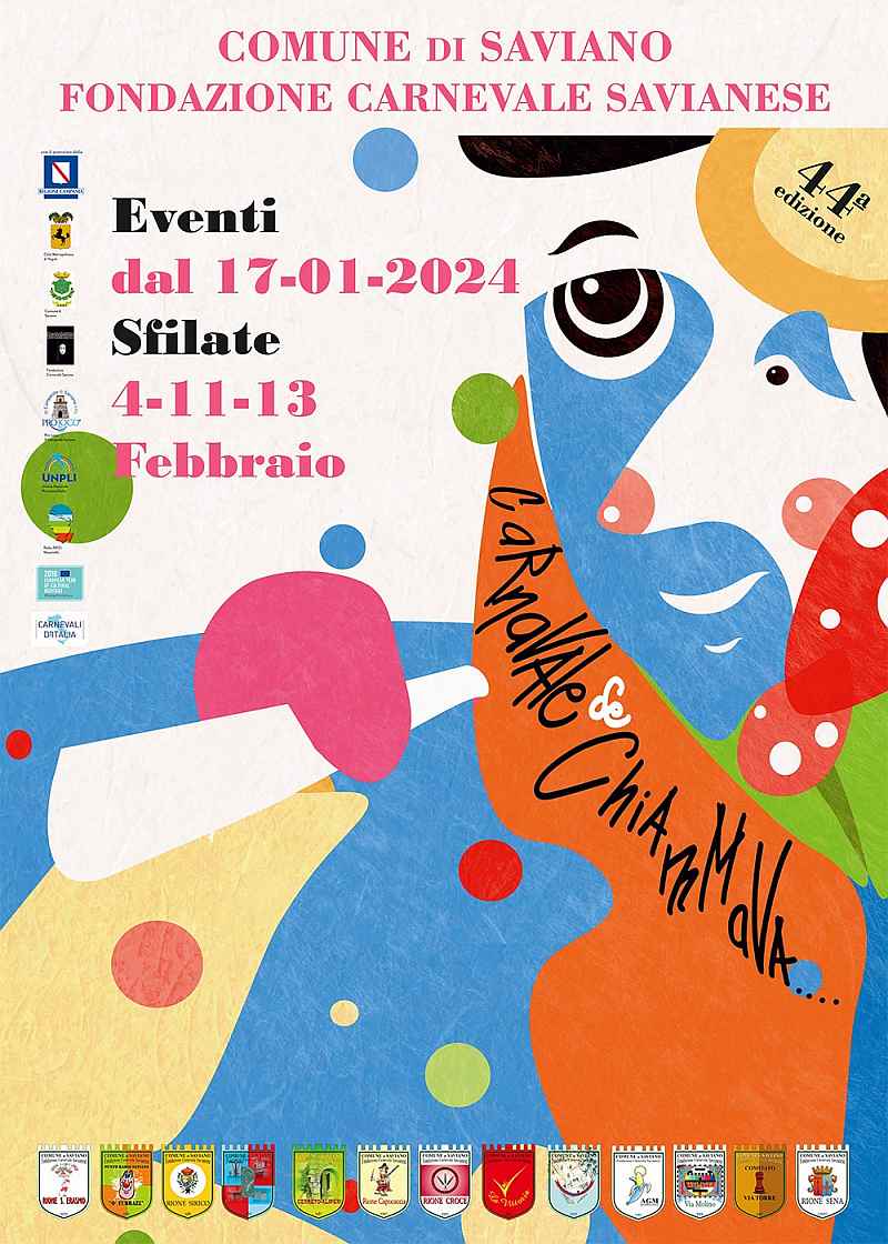Saviano (NA)
"Carnevale Savianese"
4-11-13 Febbraio 2024
