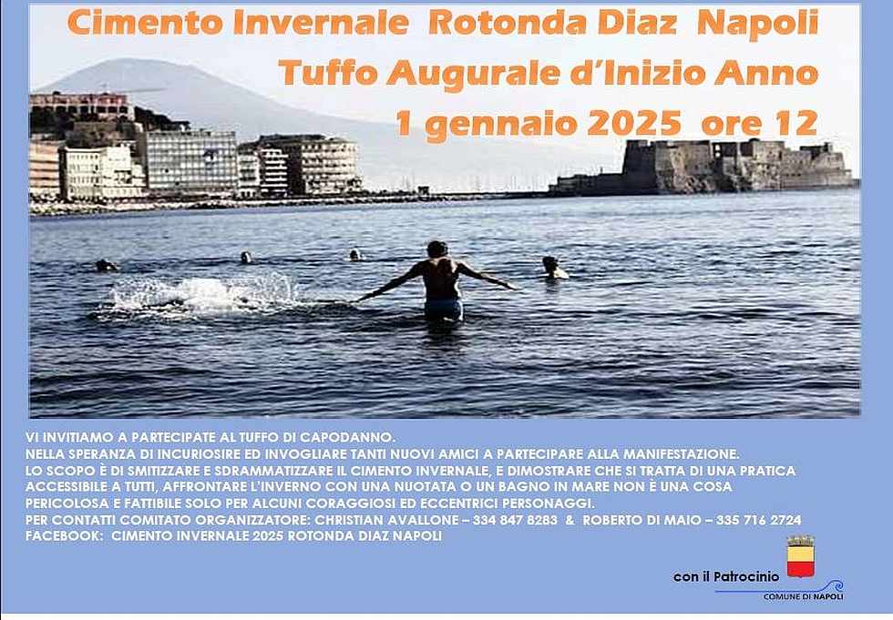 Napoli
"Cimento Invernale - Tuffo Augurale d'Inizio Anno"
1° Gennaio 2025
