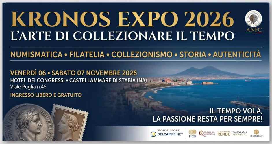 Locandina di Kronos Expo 2026 a Castellammare di Stabia (NA) il 06 e 07 Novembre 2026