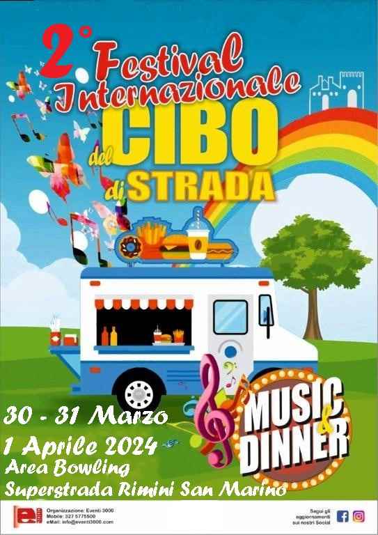 Rimini
"Festival Internazionale del Cibo di Strada"
dal 22 al 25 Aprile 2023 
