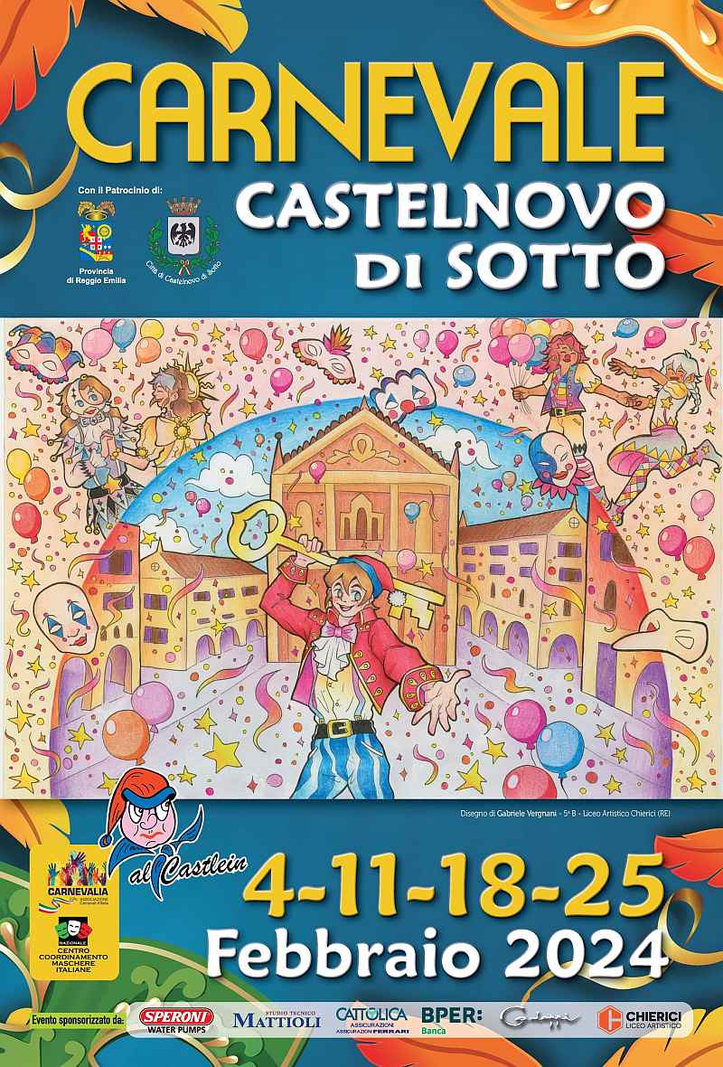 Castelnovo di Sotto (RE)
"Carnevale del Castlein"
5-12-19-26 Febbraio 2023