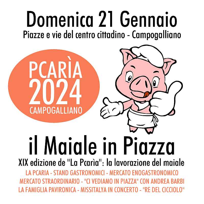 Collecchio (PR)
"Mercato dei Gonzaga"
14 Gennaio 2024