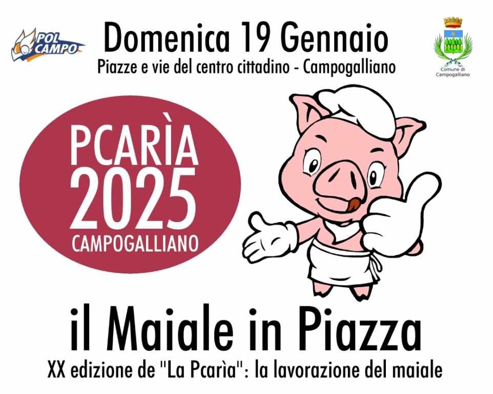 Campogalliano (MO)
"Pcarìa - Il Maiale in Piazza"
19 Gennaio 2025