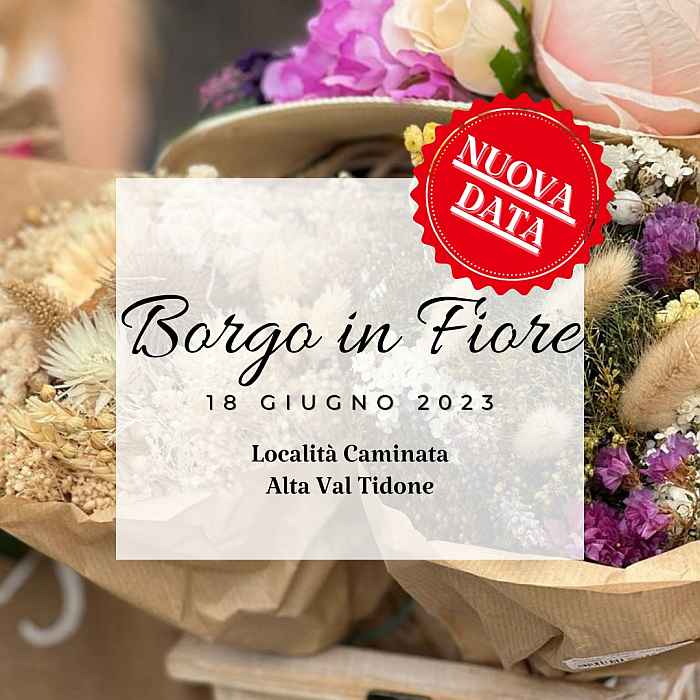 Val Tidone, loc. Caminata (PC)
"Borgo in Fiore"
18 Giugno 2023 