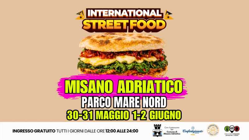 Misano Adriatico (RN)
"International Street Food"
30-31 Maggio 1-2 Giugno 2026