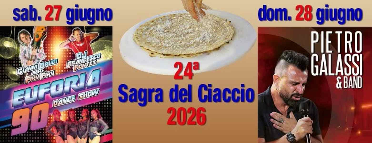 Palagano (MO)
"Sagra del Ciaccio"
27-28 Giugno 2026