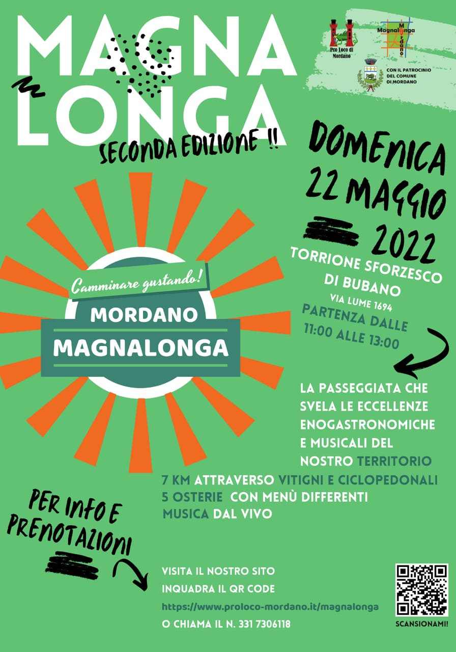 Mordano (BO)
"Magnalonga - 2^ edizione" 
22 Maggio 2022