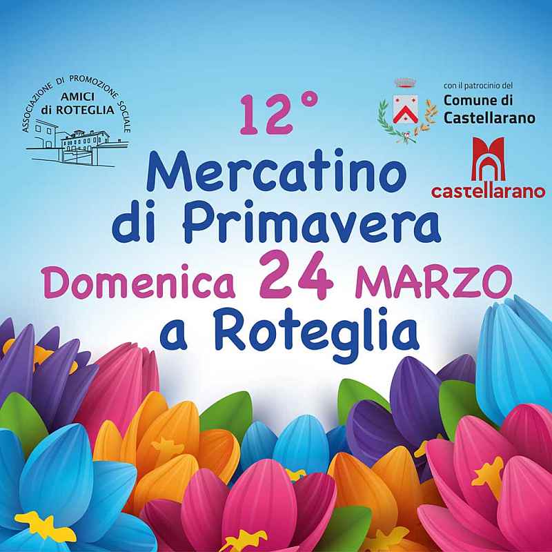 Roteglia (RE)
"12° Mercatino di Primavera e Mercatino dei Piccoli"
24 Marzo 2024 