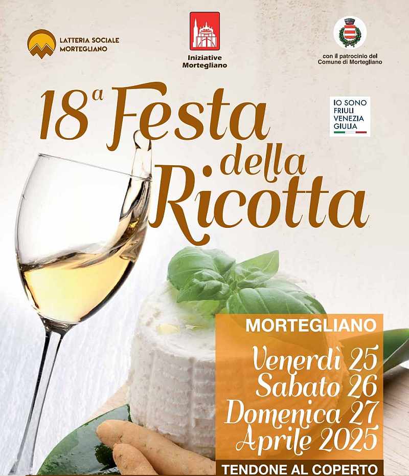 Mortegliano (UD)
"Festa della Ricotta"
29-30 Aprile 2023