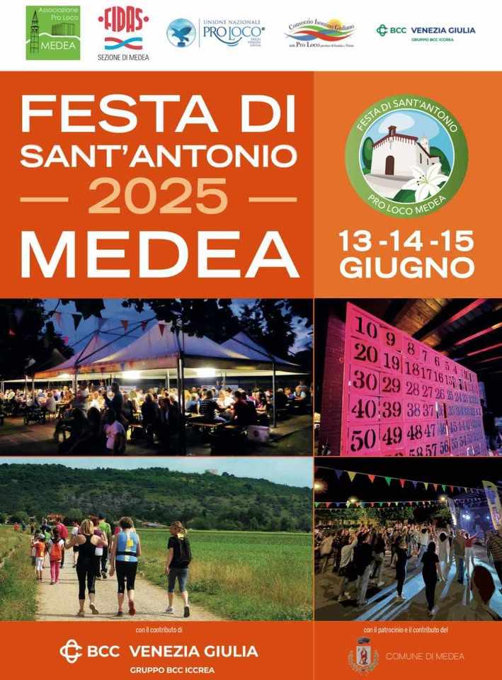 Medea (GO)
"Festa di Sant'Antonio"
9-10-11 Giugno 2023