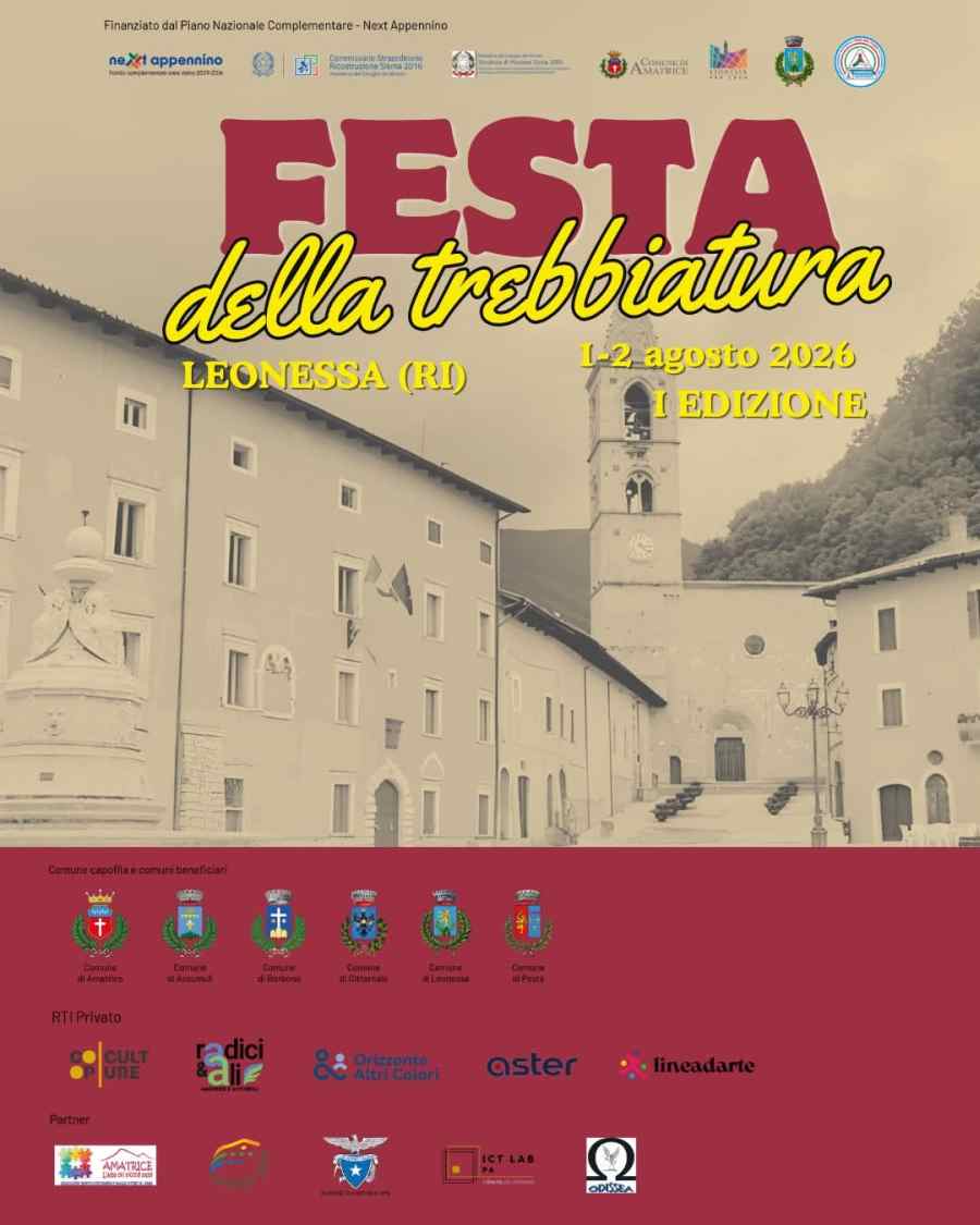 Leonessa (RI)
"Festa della Trebbiatura"
01-02 Agosto 2026