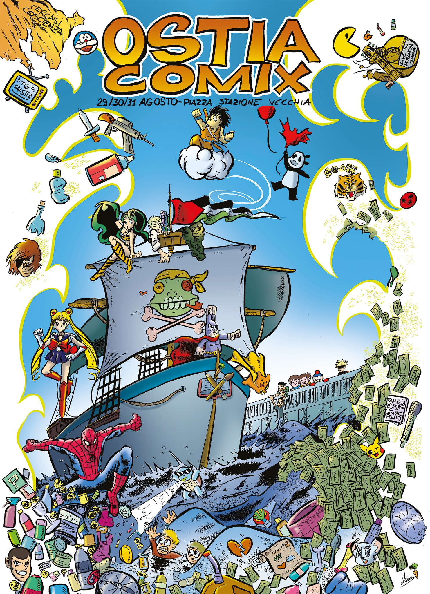 Ostia Lido (RM)
"Ostia Comix"
29-30-31 Agosto 2025