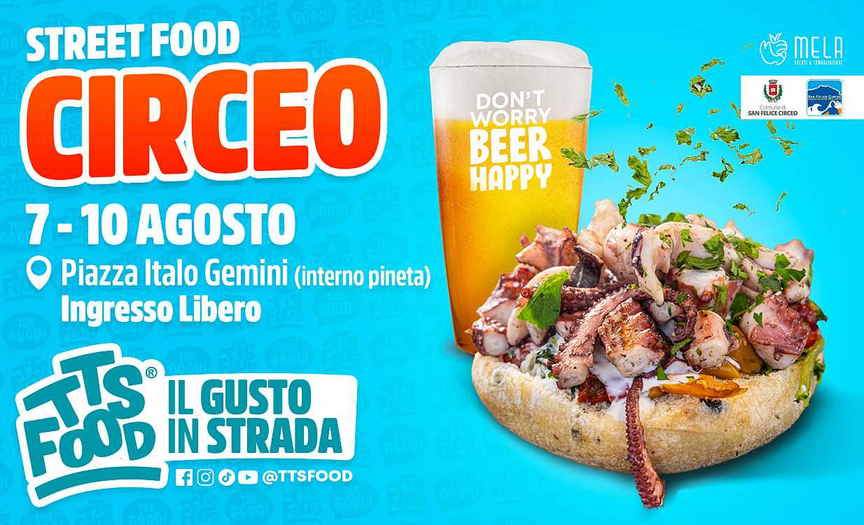 San Felice Circeo (LT)
"Street Food"
dal 13 al 16 Luglio 2023