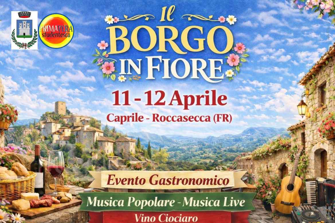 Caprile (FR)
"Il Borgo in Fiore"
11-12 Aprile 2026
