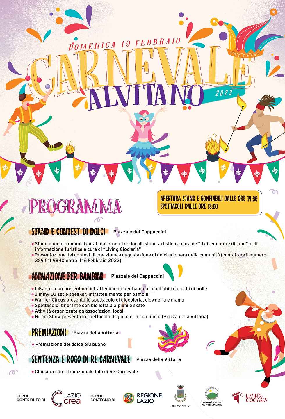 Alvito (FR)
"Carnevale Alvitano"
19 Febbraio 2023