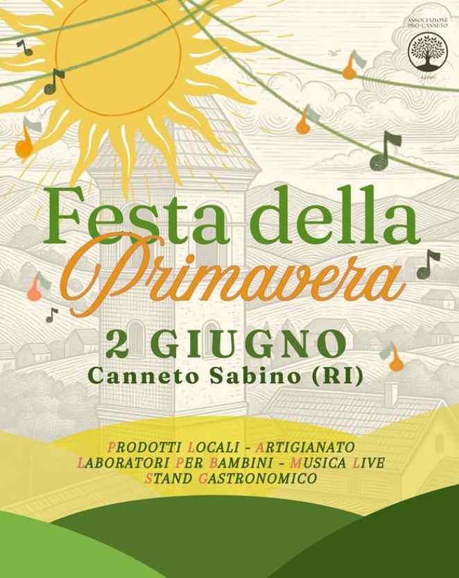 Canneto Sabino (RI)
"Festa della Primavera"
02 Giugno 2026