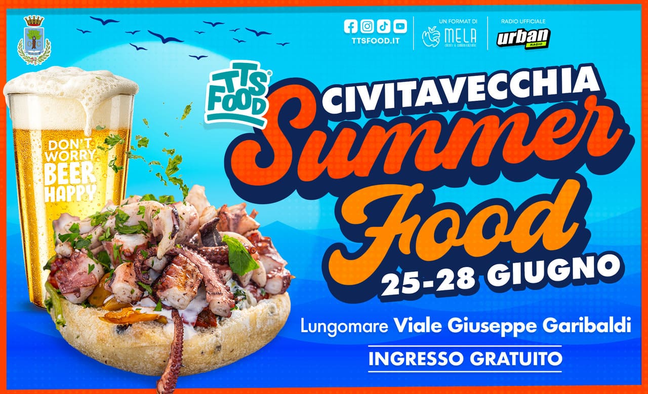 Civitavecchia (RM)
"Civitavecchia Summer Food"
dal 25 al 28 Giugno 2026