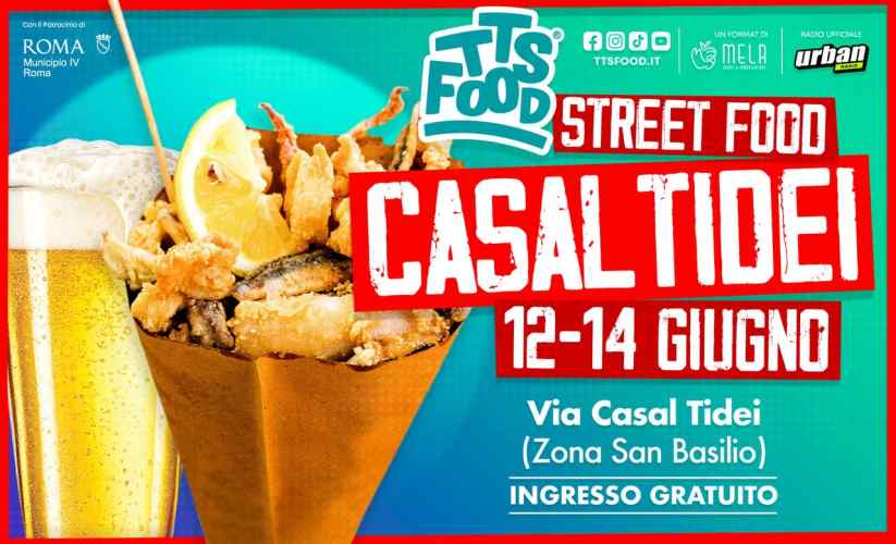 Roma
"Casal Tidei Street Food"
12-13-14 Giugno 2026