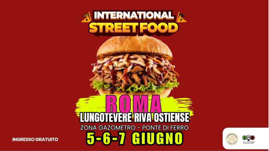 Roma - Ostiense
"International Street Food"
5-6-7 Giugno 2026