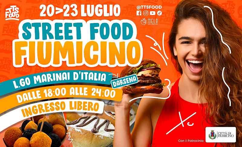 Fiumicino (RM)
"Street Food"
dal 20 al 23 Luglio 2023