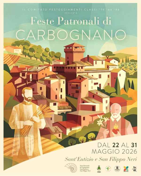Carbognano (VT)
"Festa di Sant'Eutizio e San Filippo Neri"
dal 22 al 31 Maggio 2026