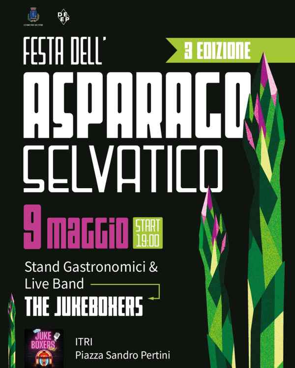 Itri (LT)
"Festa dell'Asparago Selvatico"
9 Maggio 2026 