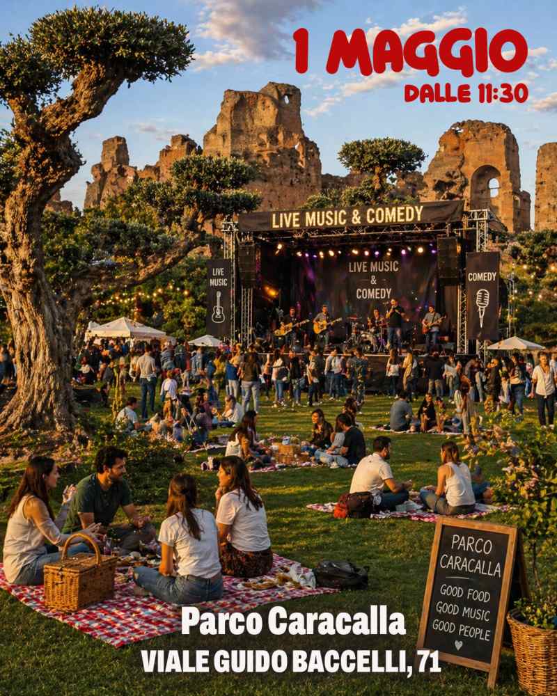 Roma - Caracalla
"Primo Maggio al Parco"
1° Maggio 2026