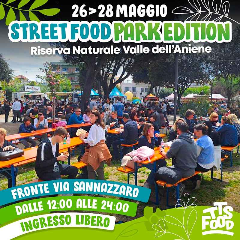 Roma - Eur
"Park Edition Street Food"
26-27-28 Maggio 2023 