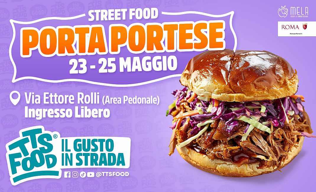 Roma
"Street Food Porta Portese"
23-24-25 Maggio 2025