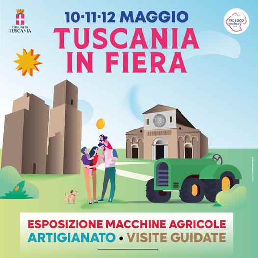 Tuscania (VT)
"Tuscania in Fiera"
7-8 Maggio 2022