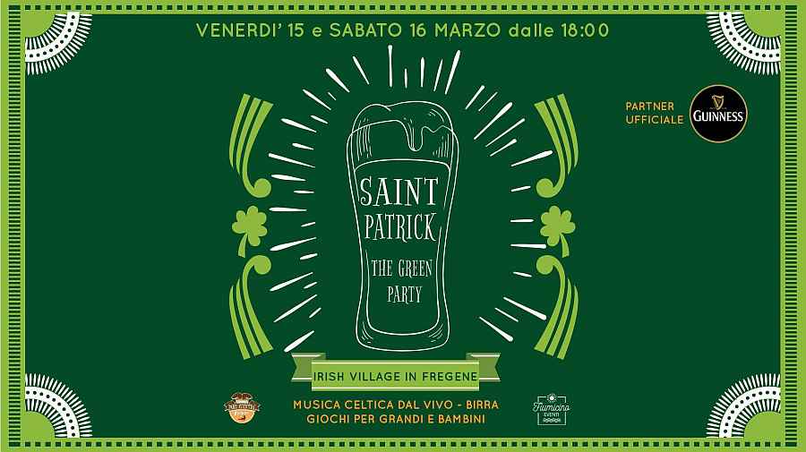 Fregene (RM)
"San Patrizio - The Irish Party"
15-16 Marzo 2024 
