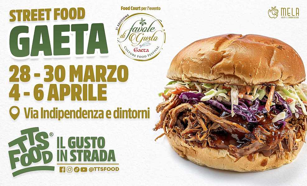 Gaeta (LT)
"Favole di Gusto - Percorso Enogastronomico"
28-29-30 Marzo 04-05-06 Aprile 2025