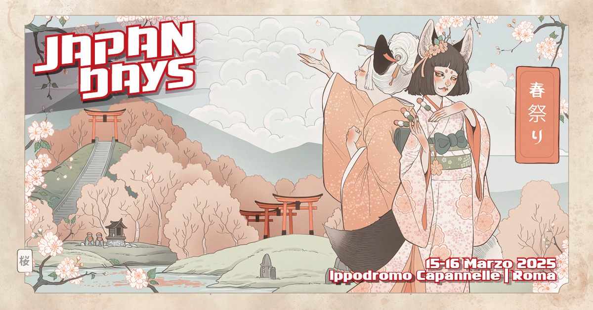 Roma - Capannelle
"Mercatino Giapponese - Japan Day Opening" 
15-16 Marzo 2025