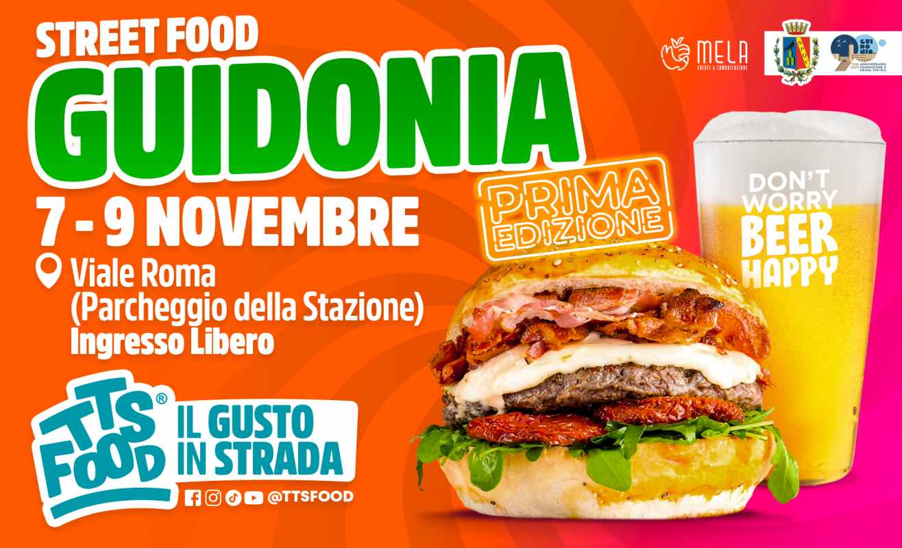 Guidonia (RM)
"TTS Street Food"
7-8-9 Novembre 2025