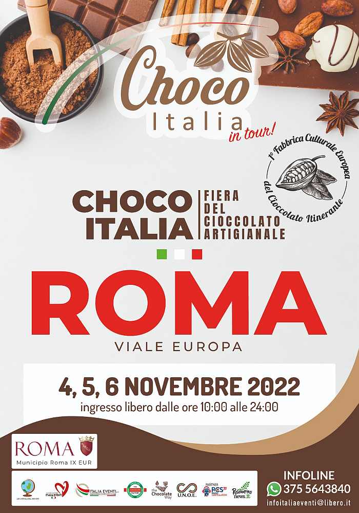 Roma
"Choco Italia"
14-15-16 Ottobre 2022