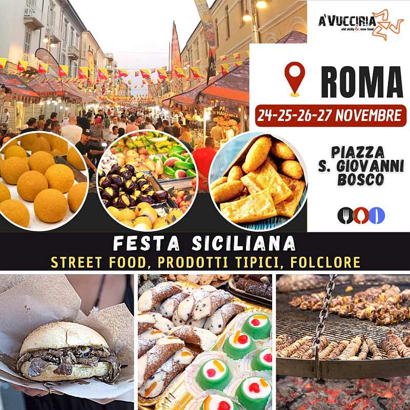 Roma - Don Bosco
"Festa Siciliana"
dal 24 al 27 Novembre 2022