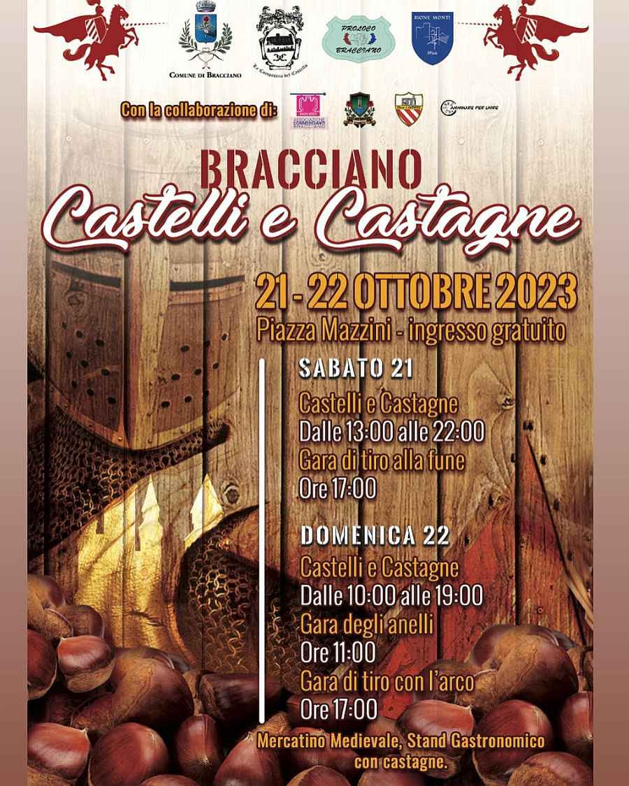 Bracciano (RM)
"Halloween al Castello"
30 Ottobre e 1° Novembre 2022 
