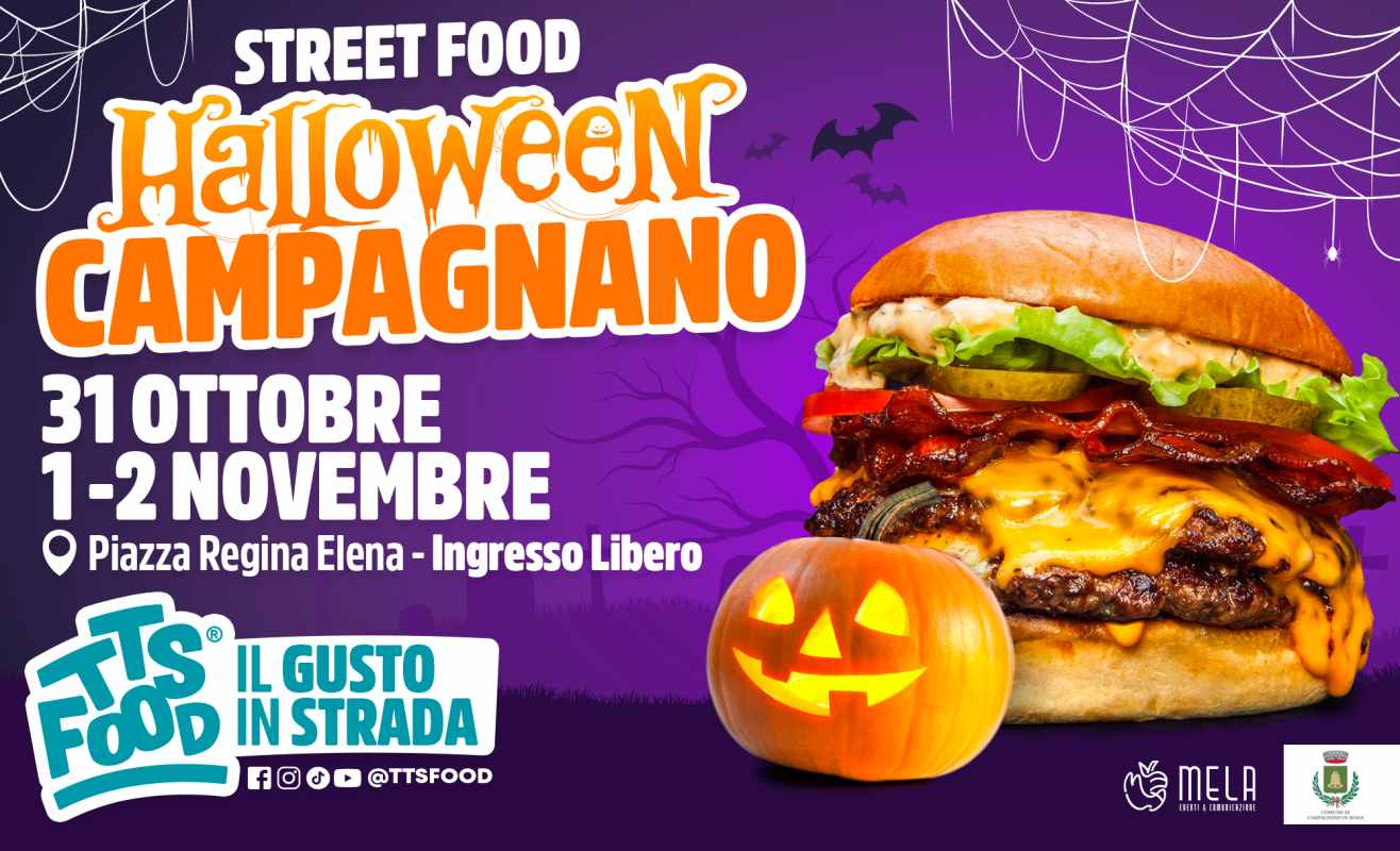 Campagnano di Roma (RM)
"Street Food Halloween"
31 Ottobre 1-2 Novembre 2025