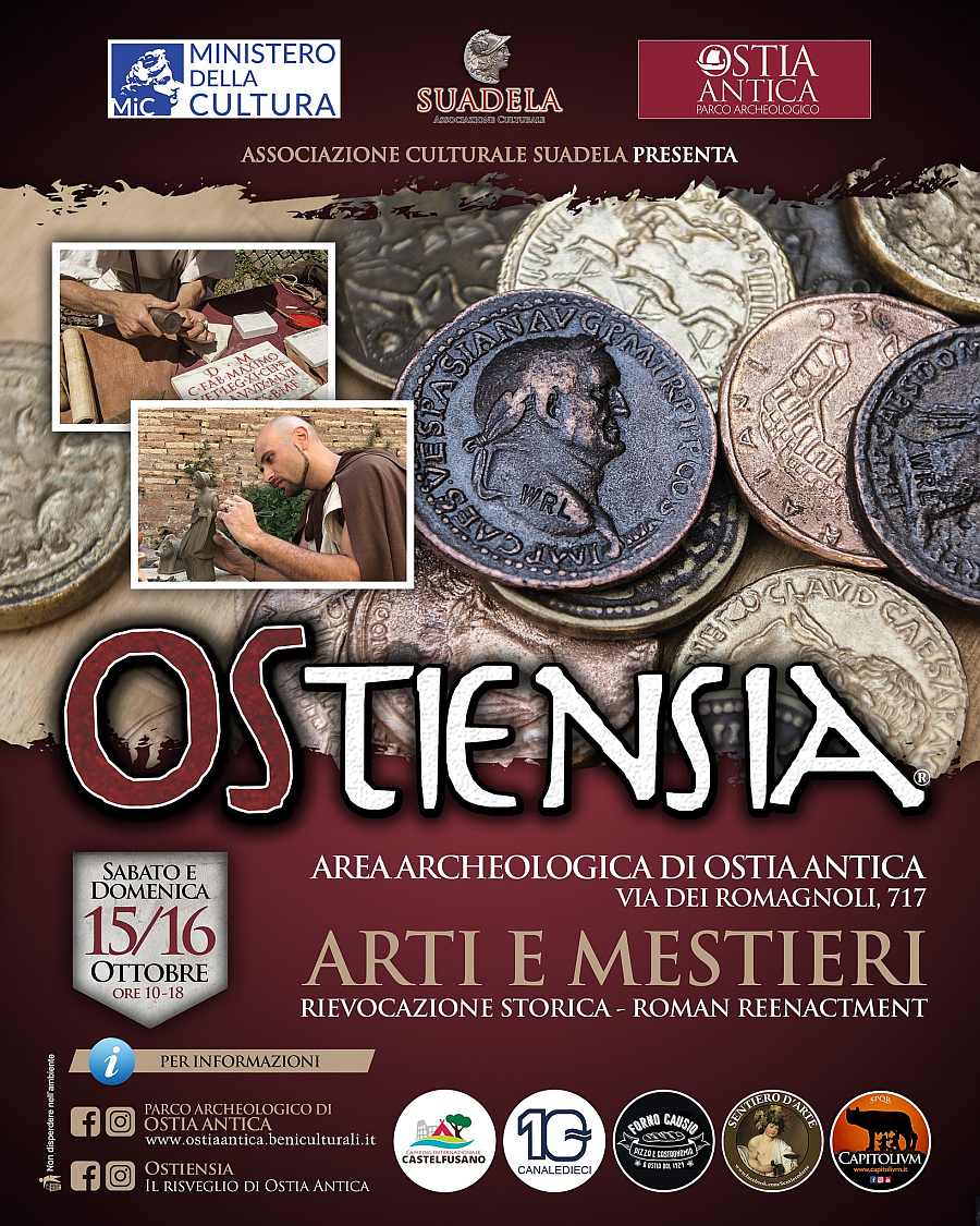 Ostia Antica (RM)
"Rievocazioni storiche nell'area archeologica di Ostia antica"
15-16 Ottobre 2022