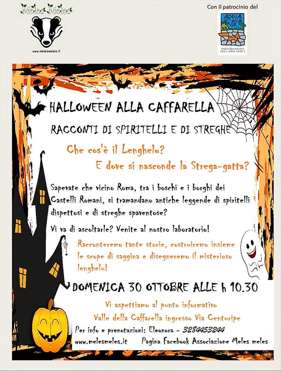 Roma
"Halloween alla Caffarella"
30 Ottobre 2022