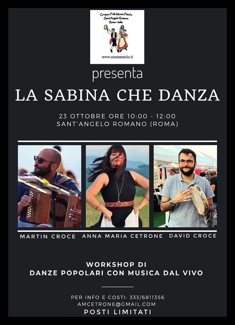 Sant' Angelo Romano (RM)
"La Sabina che Danza"
23 Ottobre 2022