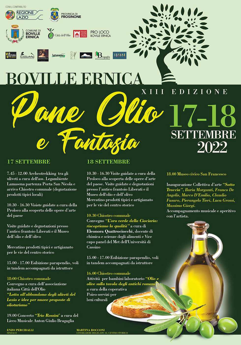 Boville Ernica (FR)
"Pane olio e Fantasia"
17-18 Settembre 2022