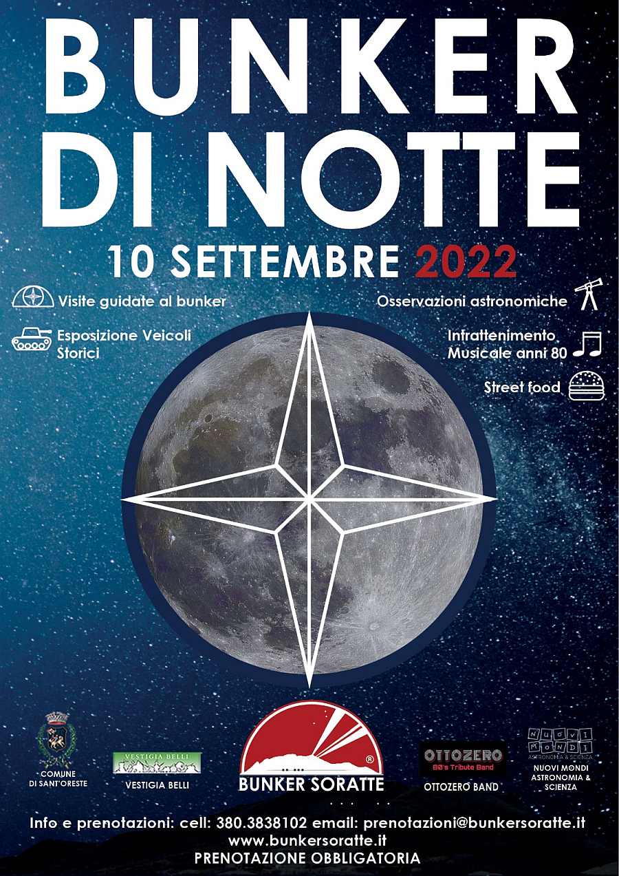 Monte Soratte (RM) 
"Bunker di Notte"
10 Settembre 2022